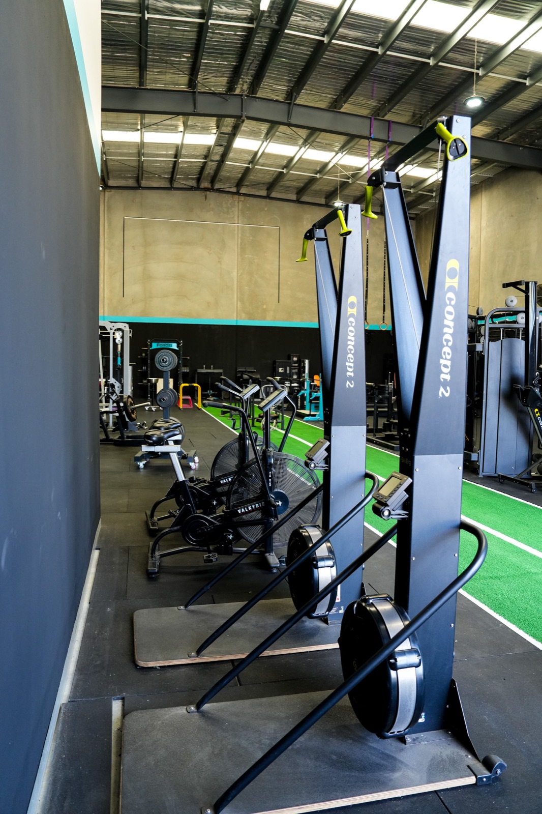 conditioning — rower, ski erg, assault bikes